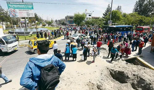En Arequipa evalúan colocar puente peatonal en plataforma Andrés Avelino Cáceres 