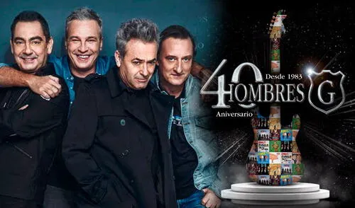 Hombres G ofrecerán dos conciertos en Perú, en 2023. Foto: composición/Andina/Twitter Hombres G ofrecerán dos conciertos en Perú, en 2023.