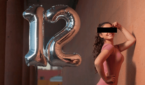 Polémica en Facebook por menor de 12 años que tiene fotos vestida como adulta