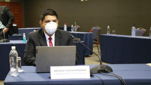 Anthony Novoa sustentó el Proyecto Ley.