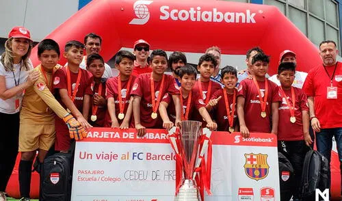 Scotiabank presentó a los ganadores del Campeonato Nacional de Fútbol Infantil Scotiabank 2018