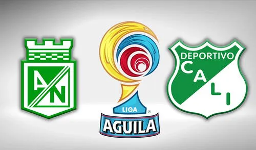 EN VIVO Atlético Nacional vs Deportivo Cali ONLINE vía RCN y Win Sports por la Liga Águila. Foto: Composición EN VIVO Atlético Nacional vs Deportivo Cali ONLINE vía RCN Win Sports por la Liga Águila