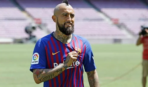 Arturo Vidal se convirtió en jugador 'culé' por 21 millones de euros. Foto: FC Barcelona. Arturo Vidal se convirtió en jugador 'culé' por 21 millones de euros. Foto: FC Barcelona.