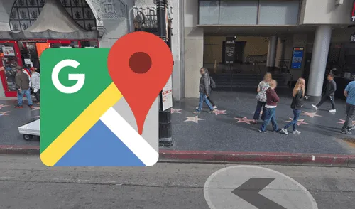 Google Maps: hizo zoom en el paseo de la fama en Hollywood y se topó con Spiderman [FOTOS] 