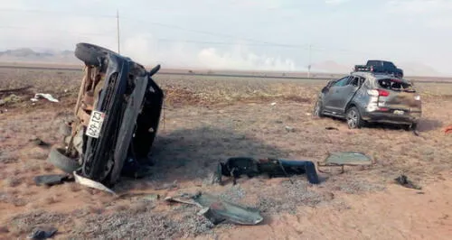 Chiclayo: accidente de tránsito dejó varios heridos en Panamericana Norte