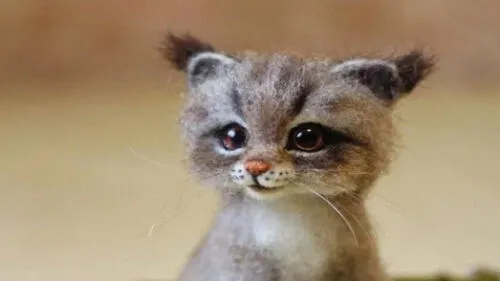 Artista rusa construye animales de lana que parecen sacados de Disney