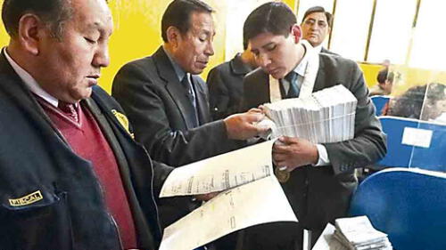 Diligencia. Fiscalía intervino comuna de San Román.