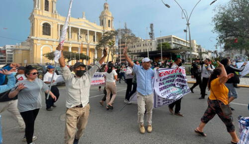 Protestas en Chiclayo