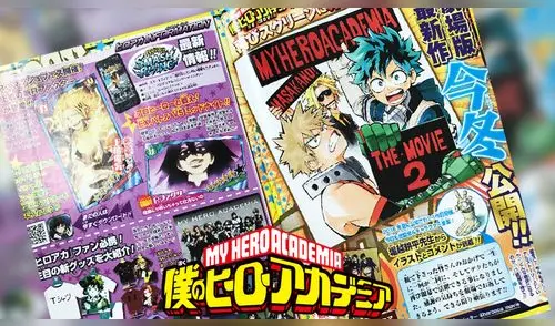 My Hero Academia: Anuncian lanzamiento de segunda película My Hero Academia: Anuncian lanzamiento de segunda película