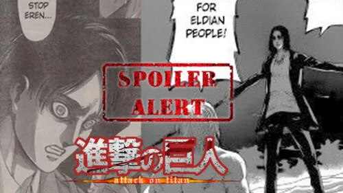 Se filtran imágenes del capítulo 121 del manga de Shingeki no Kyojin. Créditos: Composición Shingeki no Kyojin