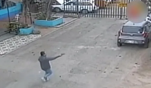 El ladrón huyó del lugar a no poder cometer su fechoría. Foto: Captura.