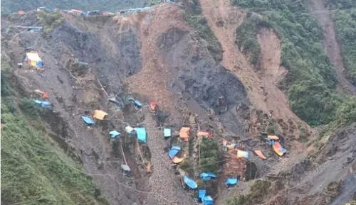 Puno. Trágico día se registró en Ituata a raíz de las constantes lluvias. Foto: Defensa Civil
