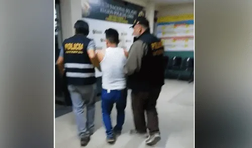 Capturan en Comas a peruano que era buscado en Argentina por acuchillar a su esposa [VIDEO]