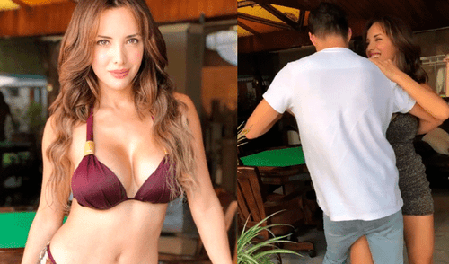 Rosángela Espinoza baila de manera sensual con joven actor [VIDEO]