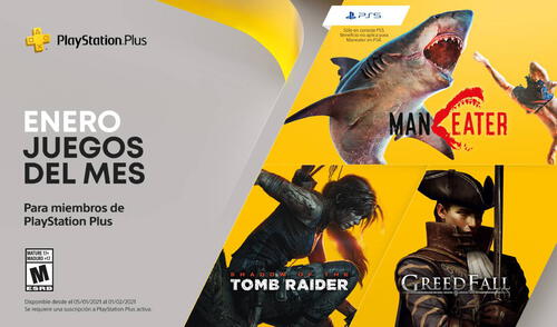 PS5: Sony confirma juegos de PlayStation Plus para enero del 2021