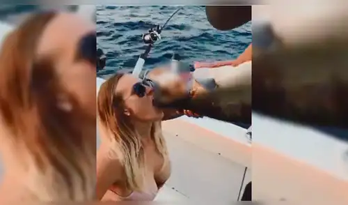 Facebook: Polémica por joven que utiliza un pescado para tomar cerveza [VIDEO]