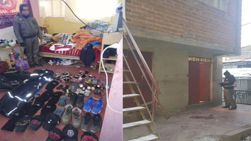 Policía encontró en su casa algunos objetos que había robado a sus víctimas Policía encontró en su casa algunos objetos que había robado a sus víctimas