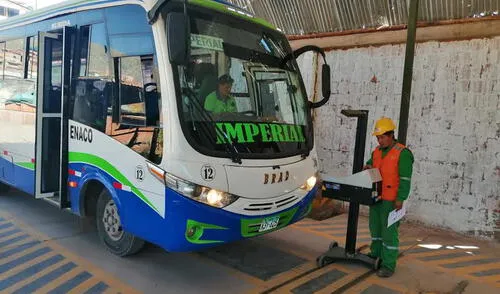 inspecciones de los vehículos son importantes para la población y para los choferes.