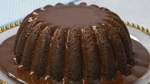 Volcán de chocolate. Buenazo.