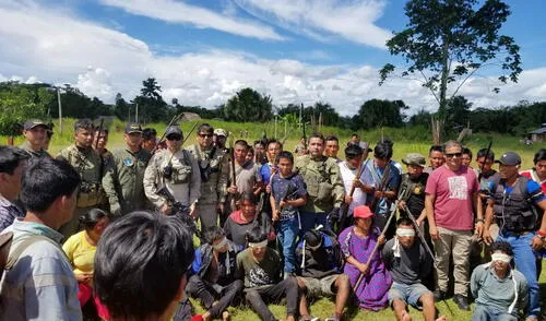 Satipo: Capturan a 15 presuntos narcos e incautan 828 kilos de cocaína