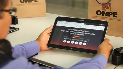 Arequipeños podrán cambiar su local de votación a través de aplicativo móvil 