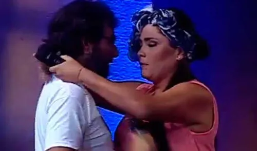 Yo Soy: Giovanni Ciccia protagonizó divertida escena junto a Katia Palma [VIDEO]