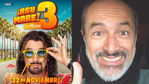 Carlos Alcántara presenta 'Asu Mare 3' y usuarios le piden que no haga más películas