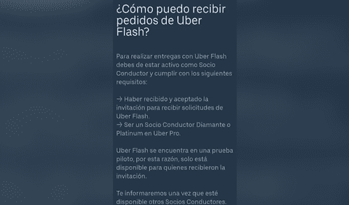 Se implementarán protocolos tanto para conductores como usuarios. Revísalos todos en la nota. Uber Comfort y UberX regresan a Lima tras fin de la cuarentena