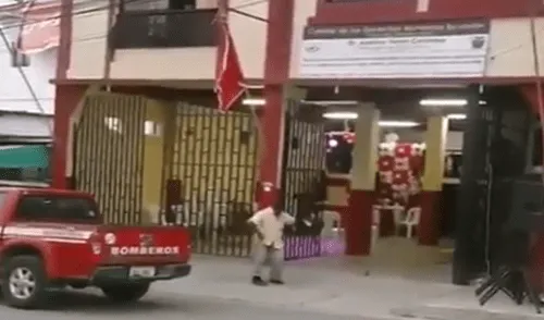 Facebook: ebrio bailaba y algo que cayó del cielo lo detuvo [VIDEO]