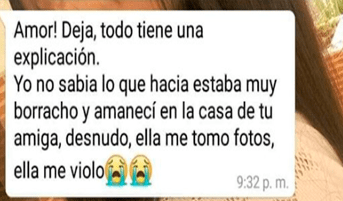 WhatsApp: Chica realiza broma de mal gusto a su pareja, pero él revela un oscuro secreto [FOTOS]