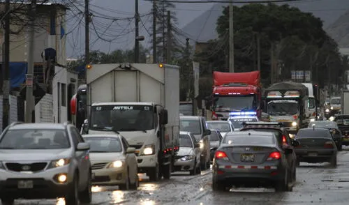 No descartan cierre de la Carretera Central ante nuevas lluvias