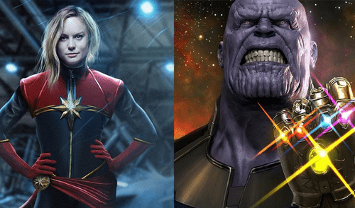 Avengers 4: filtran póster inédito de la batalla entre Capitana Marvel contra Thanos