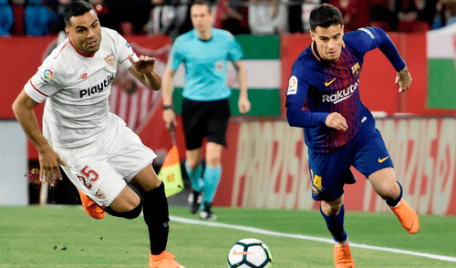 Barcelona rescató un empate en su visita al Sevilla por la Liga Santander [GOLES Y RESUMEN]