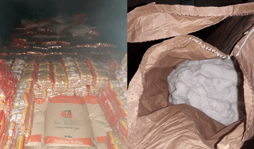 Sujeto intentó trasladar 13 toneladas de insumos químicos al VRAEM Sujeto intentó trasladar 13 toneladas de insumos químicos al VRAEM