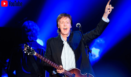 Paul McCartney ofrecerá concierto ONLINE a través de Youtube