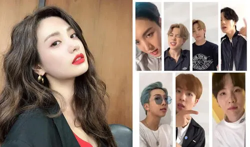 Nana se volvió tendencia en Twitter luego de ser parte del sing-along de "Dynamite". Foto: composición Instagram/Captura