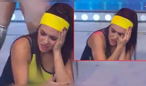 EEG: Karen Dejo le propinó un codazo a Rosángela Espinoza