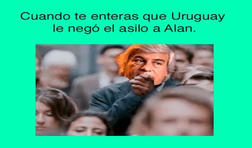Facebook: crean graciosos memes tras el rechazo de Uruguay del asilo para Alan García [FOTOS] 