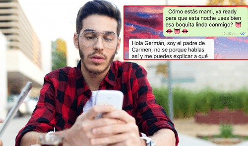 WhatsApp Web: Envía mensaje 'hot' a su novia, su suegro lo lee y él hace esto [FOTOS]