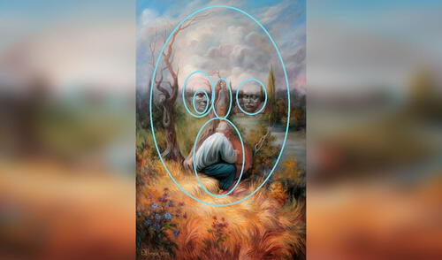 Facebook viral: ¿Puedes ver a las seis personas escondidas en la pintura? Un reto visual que nadie supera [FOTOS]