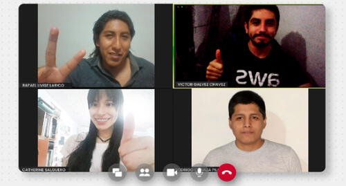 Cuatro estudiantes de la UTP representaron a Arequipa en concurso internacional. Foto: Cortesía UTP.