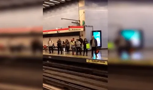 Facebook viral: trabajadora del metro aprovecha la hora punta para bailar su canción favorita [VIDEO]