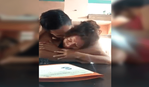 Facebook: Madre tiene tierna reacción al ver el título de médico de su hijo [VIDEO]