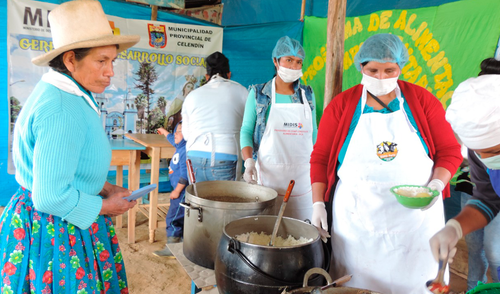 Comedor popular en Cajamarca adopta buenas prácticas de preparación y almacenamiento 
