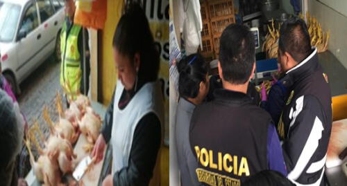 Hallan pollos en estado de descomposición en carnicerías en Cusco Hallan pollos en estado de descomposición en carnicerías en Cusco