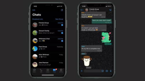 WhatsApp anuncia oficialmente el modo oscuro para teléfonos iPhone y Android [VIDEO]
