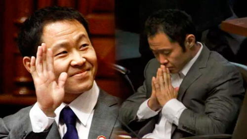 Kenji Fujimori llegó al Pleno del Congreso con el Martillo de Thor [FOTOS]