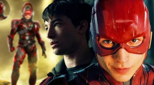 Flash, interpretado por Ezra Miller. Créditos: Composición. Flash, interpretado por Ezra Miller. Créditos: Composición.