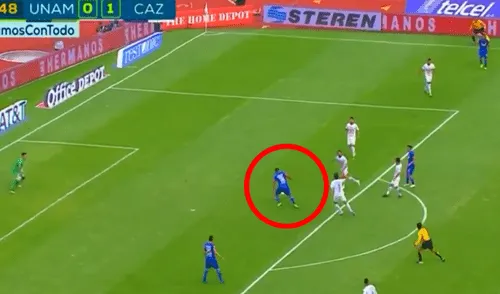 Cruz Azul vs Pumas: Andrés Renteria puso el 2-0 con sutil definición [VIDEO]