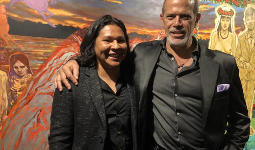 artistas. Rember Yahuarcani y Gino Ceccarelli, nutridos por la misma selva.